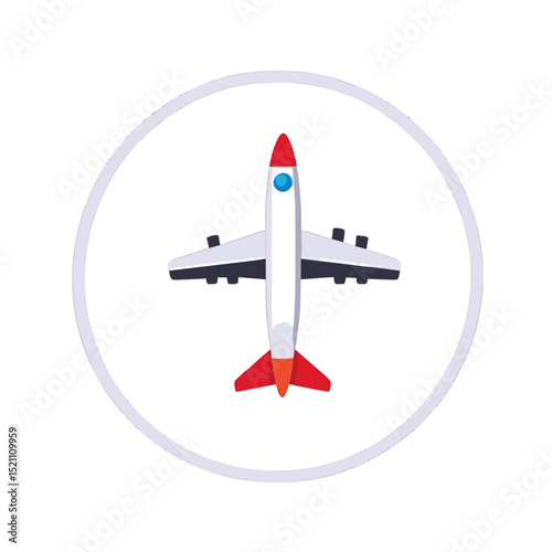Airplane-Icon-Flat-Design-Vector-Illustration