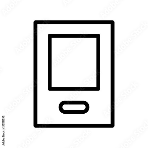 smartphone line icon
