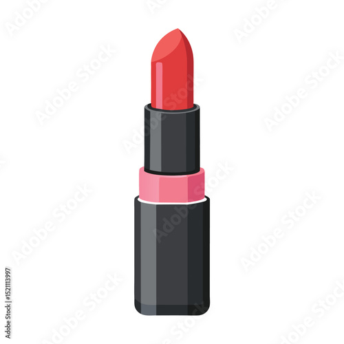 women lipstick on-white background 