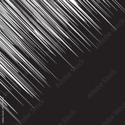 Comic book White radial rays, manga or anime speed lines, zoom and motion effects. Cartoon action background. Pop art style elements. Vector illustration