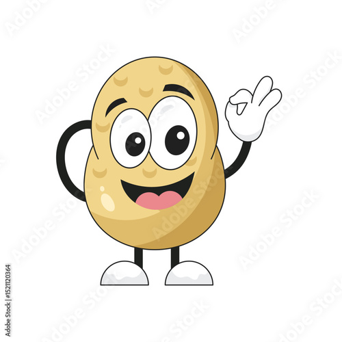  Potato Cartoon Character