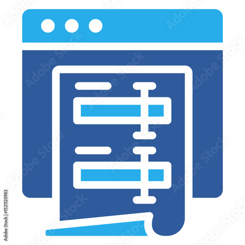 Form Field Blueprint Icon