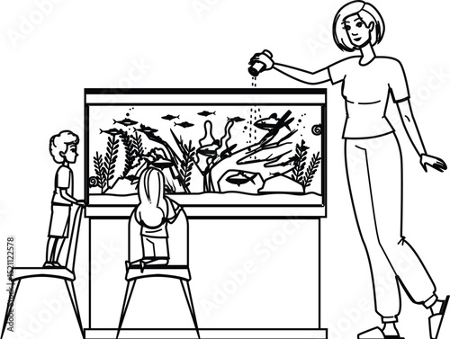 tank home aquarium vector