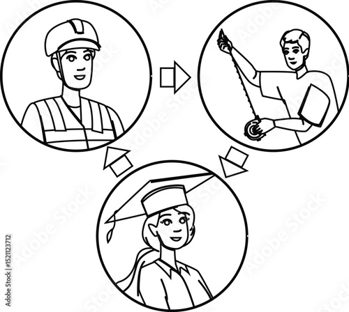 team lean startup vector