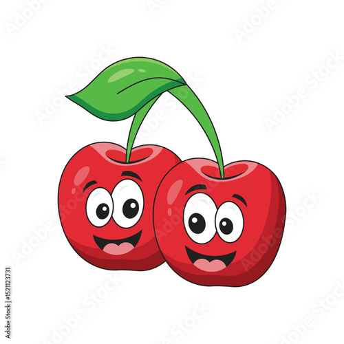 Cherry Cartoon Character