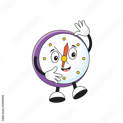  Clock Cartoon Character