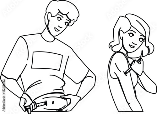 health Self Insulin Injections vector