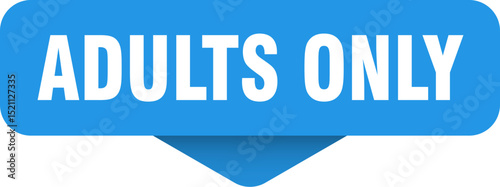 adults only sticker. adults only sign on transparent background