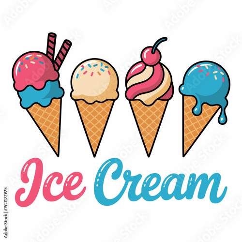 Ice Cream Cone Logo