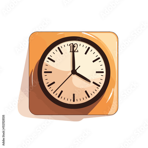 Elegant Credit Card and Watch Clock Vector Illustration for Financial Concepts