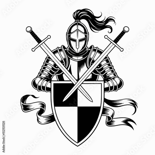 Knight Shield Emblem