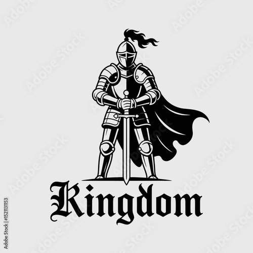 Knight in Armor Logo