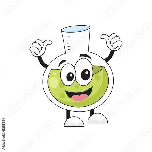  Flask  Cartoon Character