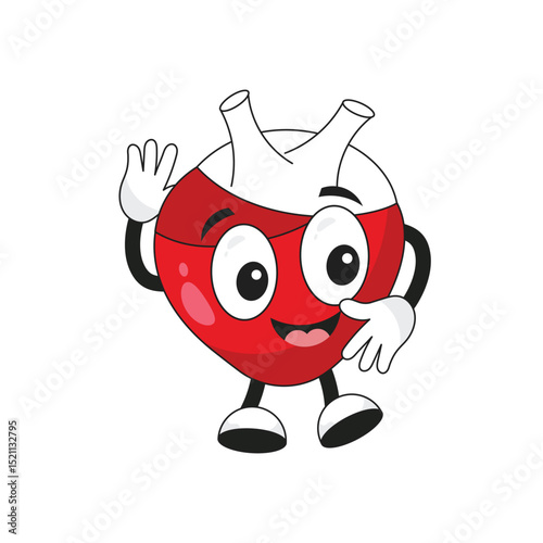  Heart  Cartoon Character