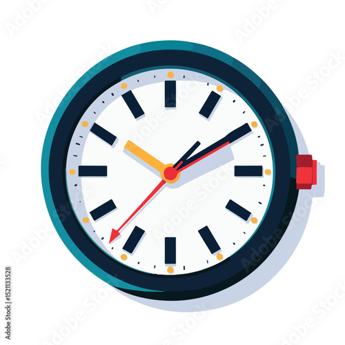 Professional Clock Time Watch Work Icon Vector Illustration for Projects