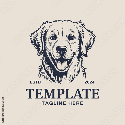 Golden Retriever Daycare Logo
