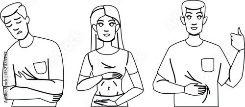 y digestive health vector