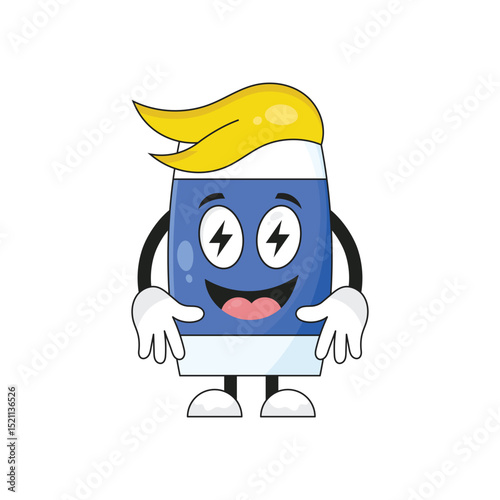  Energy Sachet Cartoon Character