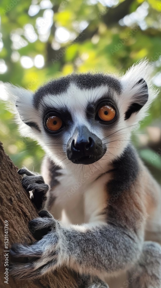 Obraz premium Beautiful Lemur
