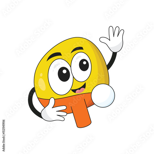  Table TennisCartoon Character