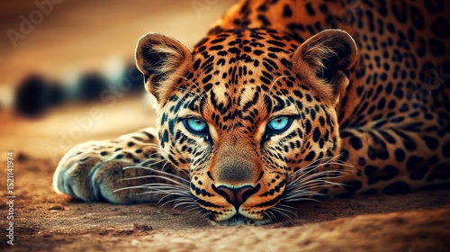 The handsomeness of the leopard