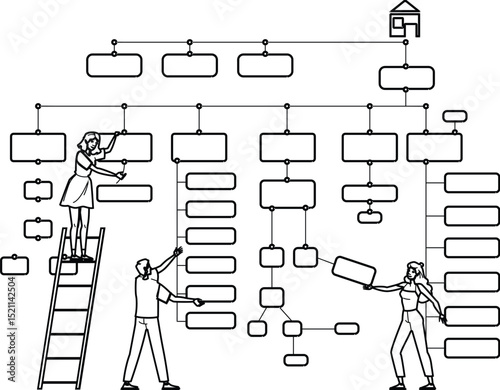 usability information architecture website vector