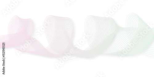  wave element for design pink and white. Design template for cover, business. Abstract dynamic color lines, waves. Vector geometric backgrounds.	