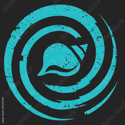 Spiral Conch and Waves Vector