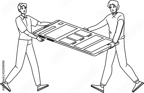 smartphone mobile first vector