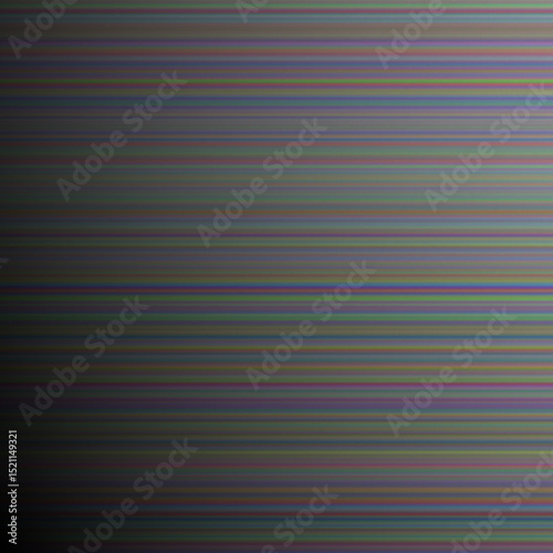 Abstract Image Showing Multicolored Horizontal Lines with a Vignette Effect.