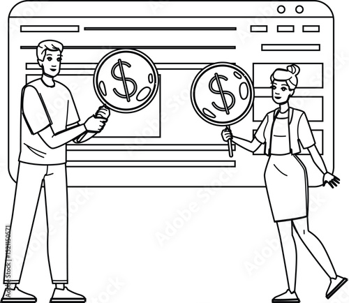 test paid search vector