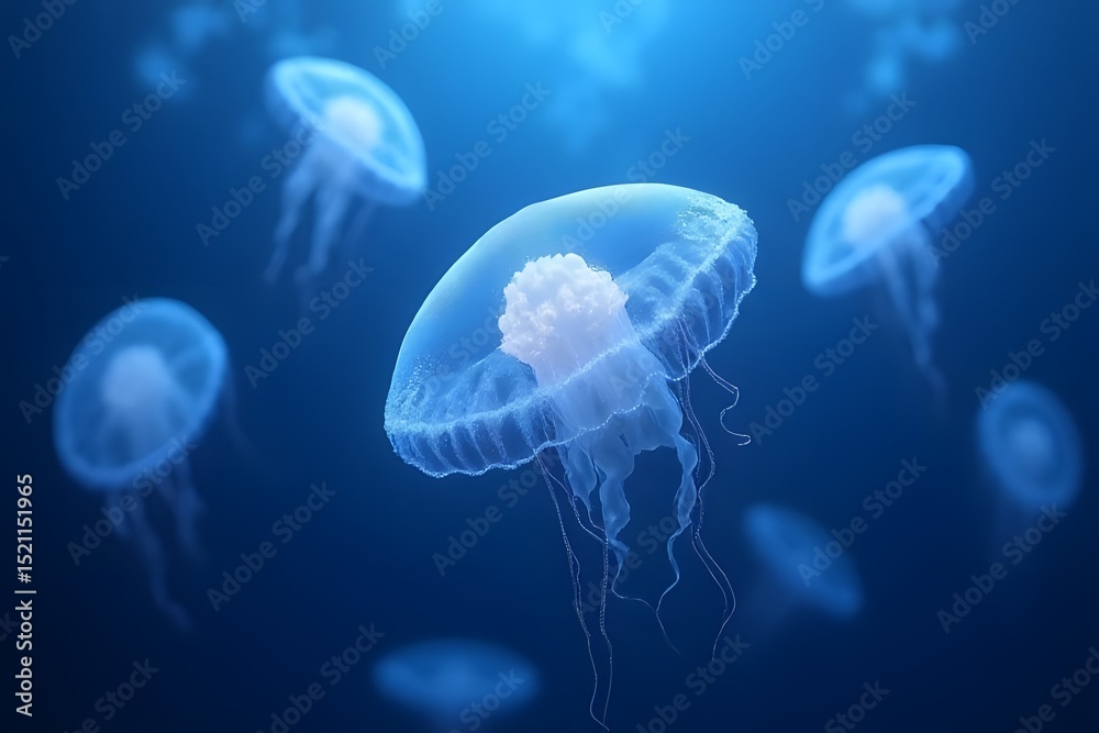 Fototapeta premium jelly fish in aquarium