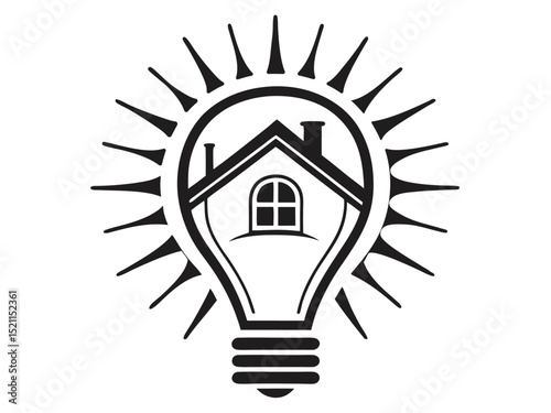 House Lightbulb Icon