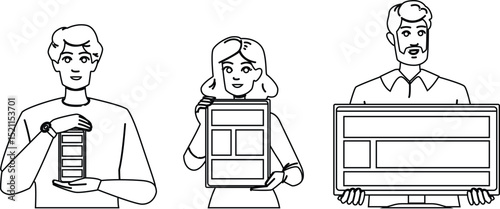 mockup responsive design vector