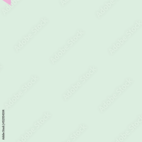 Abstract Pastel Geometric Shapes on a Soft Green Background: A Minimalist Composition