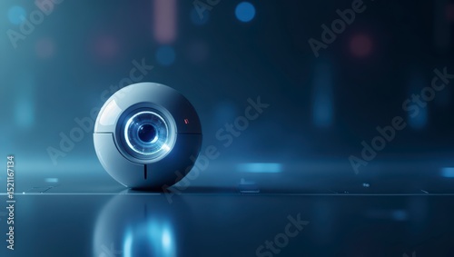 Futuristic Surveillance Orb