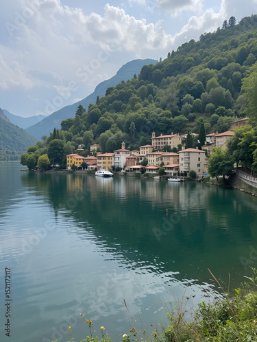 Castelli Romani, Roma, Italia-Lago di Nemi.

Il lago Nemi visto da uno dei numerosi punti panoramici nell'omonimo borgo.