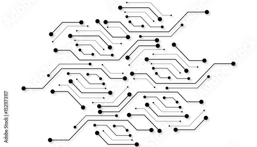 Transparent PNG available
Abstract background with technology circuit board texture. Electronic motherboard illustration. Communication and engineering concept. Vector illustration