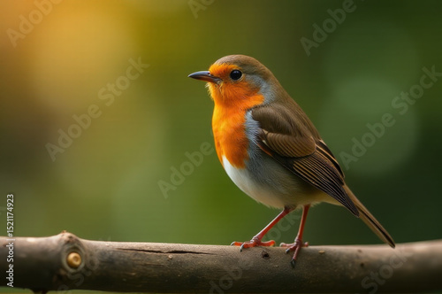 A small bird sits comfortably on the top of a tree branch, enjoying the view