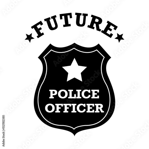 Future Police Officer Badge Design