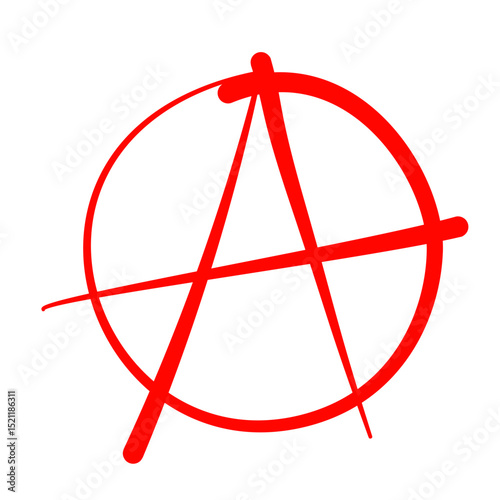 Anarchy symbol icon