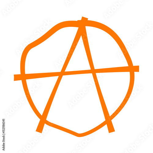 Anarchy symbol icon