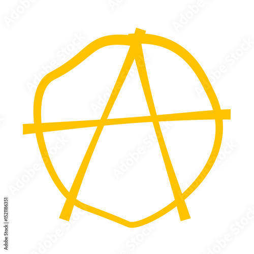 Anarchy symbol icon