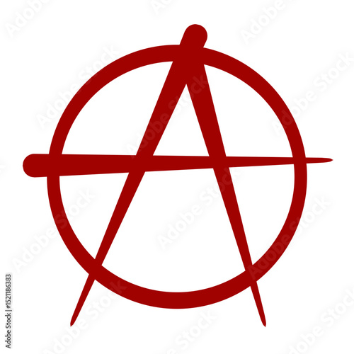 Anarchy symbol icon