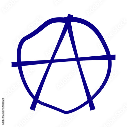 Anarchy symbol icon