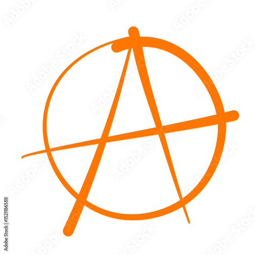 Anarchy symbol icon
