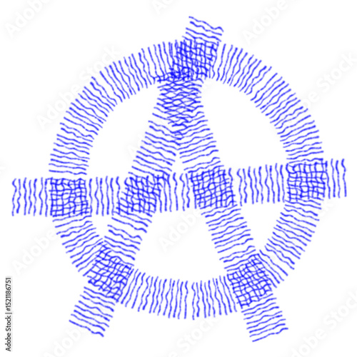 Anarchy symbol icon