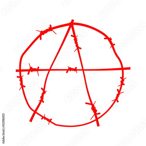 Anarchy symbol icon