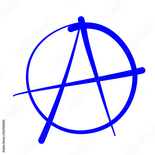 Anarchy symbol icon