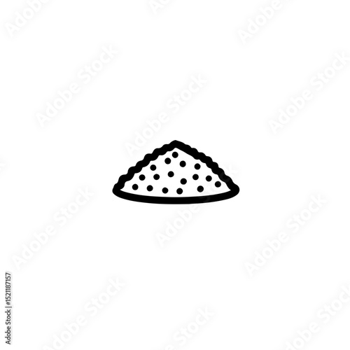 Pile of powder icon